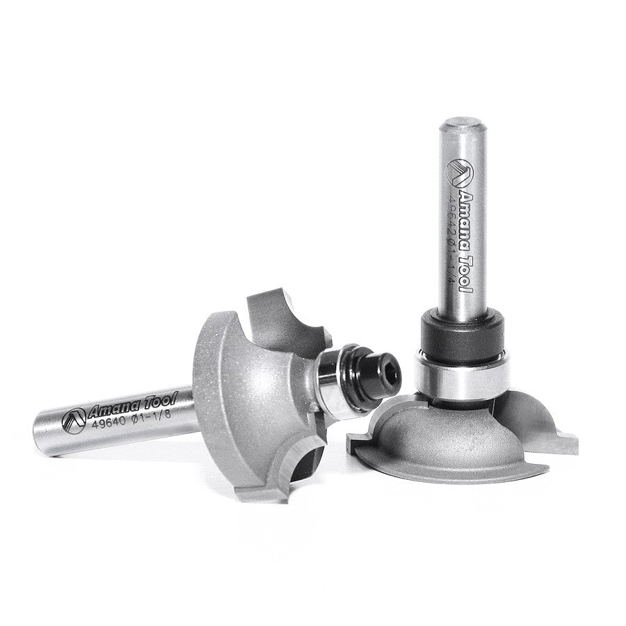 Amana Tool Stile and Rail Set 1/4 in Shank 49643