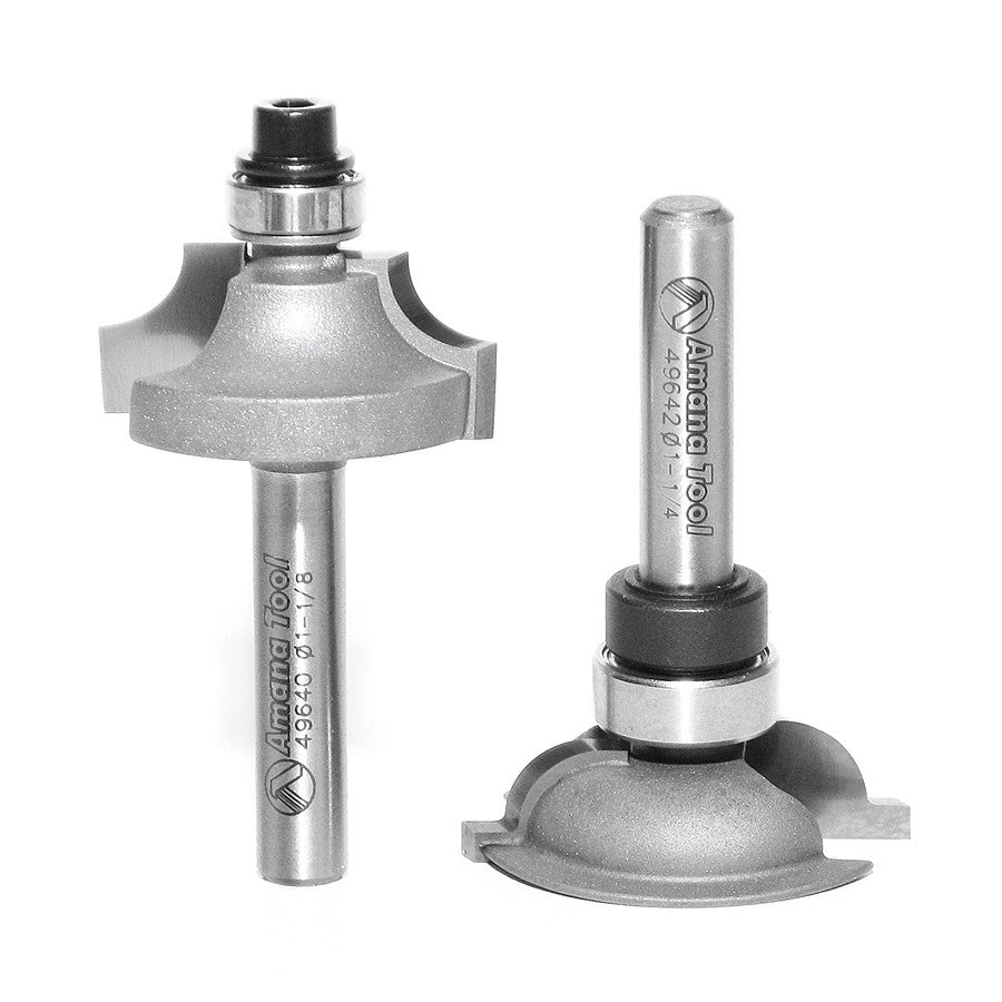 Amana Tool Stile and Rail Set 1/4 in Shank 49643