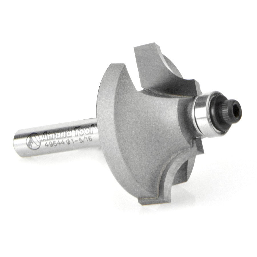 Amana Tool Bead Stile Cutter 1/4 in Shank 49644
