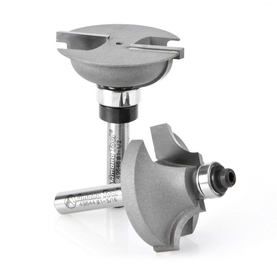 Amana Tool Stile and Rail Set 1/4 in Shank 49647