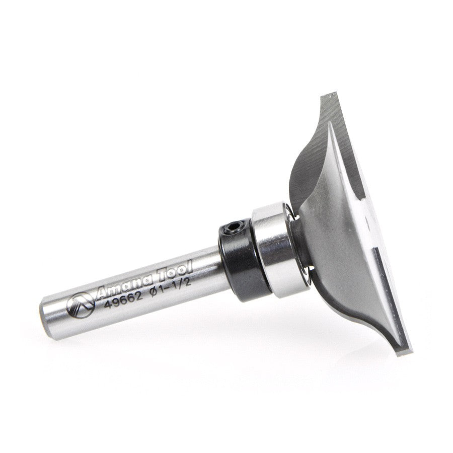 Amana Tool Ogee Rail Cutter 1/4 in Shank 49662