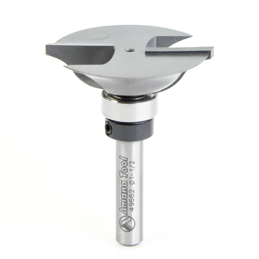 Amana Tool Ogee Rail Cutter 1/4 in Shank 49662