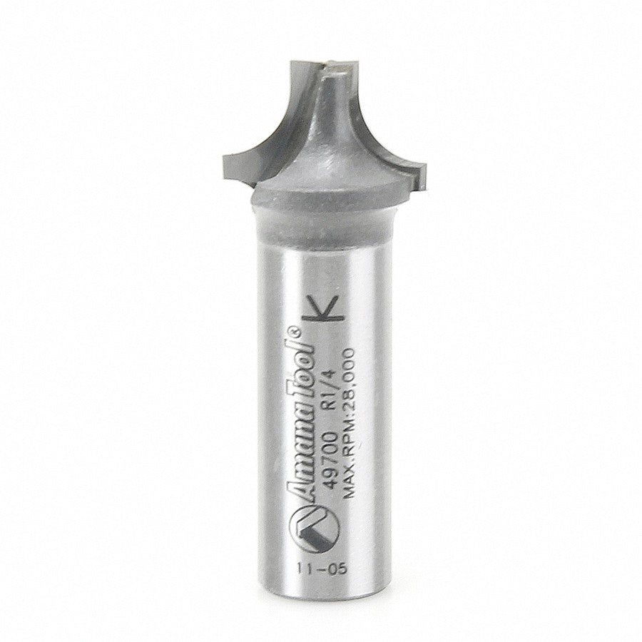 Amana Tool Plunge Round 1/4 in Rad. 1/2 in Shank 49700