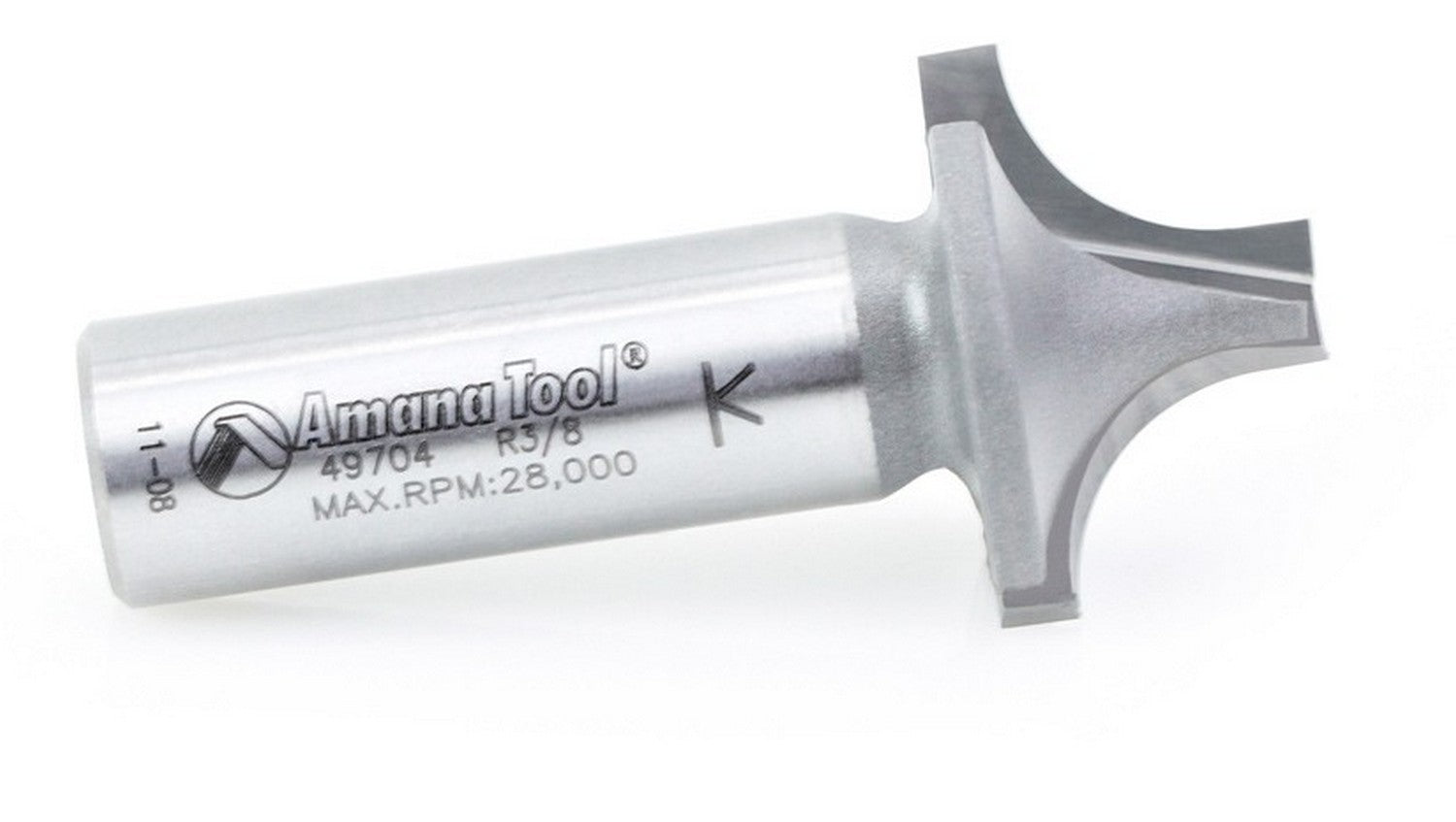 Amana Tool Plunge Round 3/8 Rad. 1/2 in Shank 49704