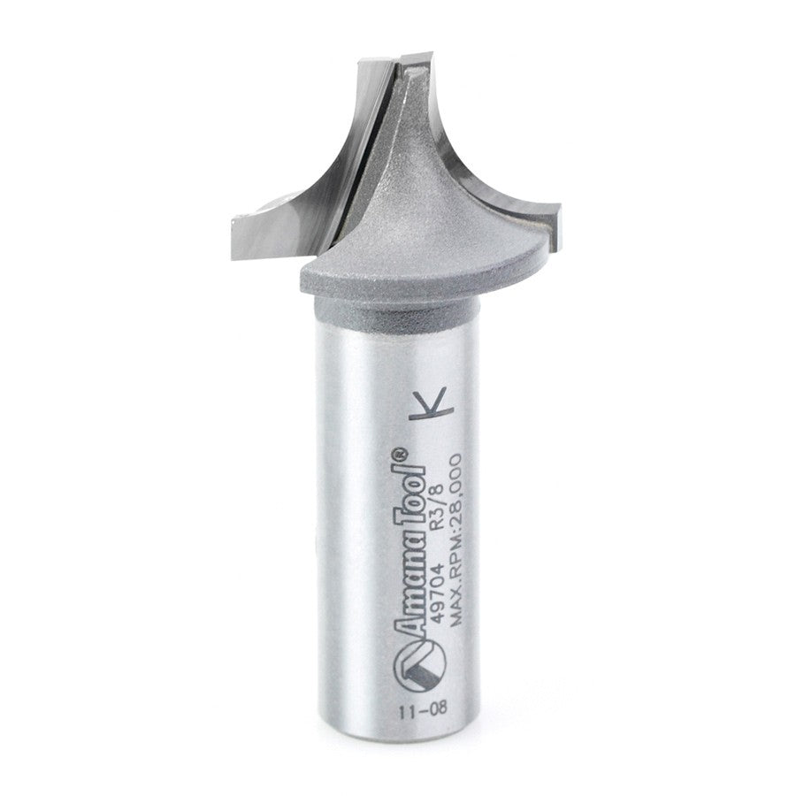 Amana Tool Plunge Round 3/8 Rad. 1/2 in Shank 49704