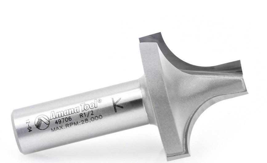 Amana Tool Plunge Round 1/2 in Rad. 1/2 in Shank 49706