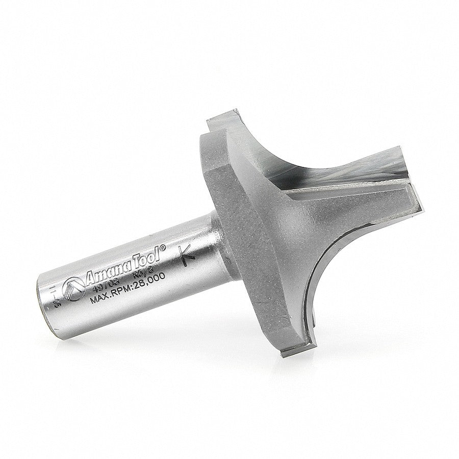 Amana Tool Plunge Round 5/8 Rad. 1/2 in Shank 49708