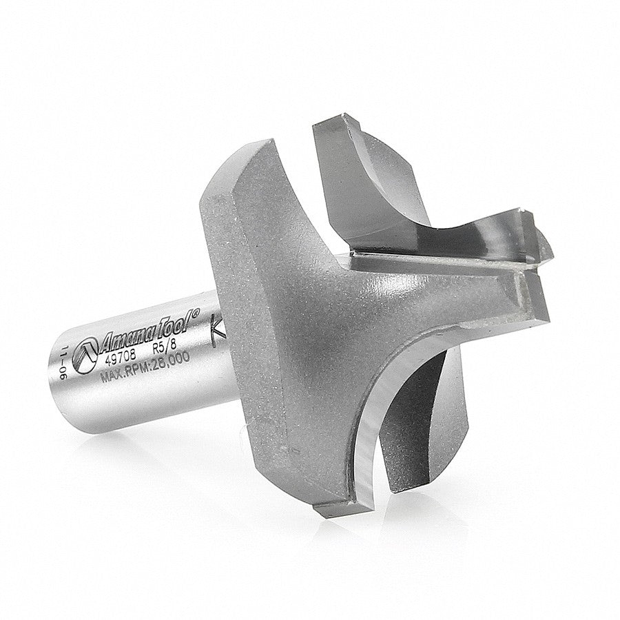 Amana Tool Plunge Round 5/8 Rad. 1/2 in Shank 49708