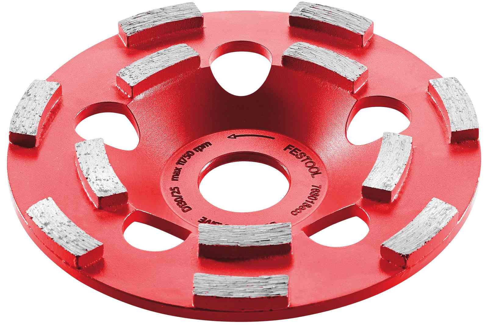Festool Standard Red Diamond Disc for Abrasives DIA ABRASIVE-D130-ST 499973