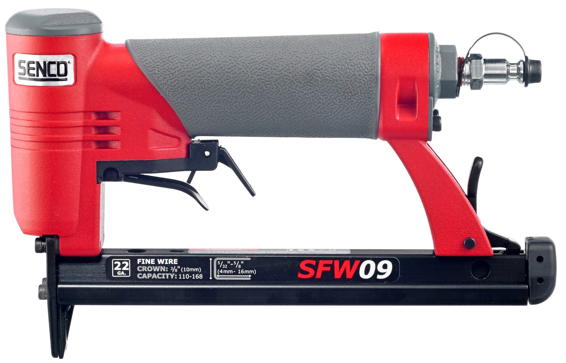 Senco 3/8in Crown, 5/8in Fine Wire Stapler, SFW09-C 4C0001N