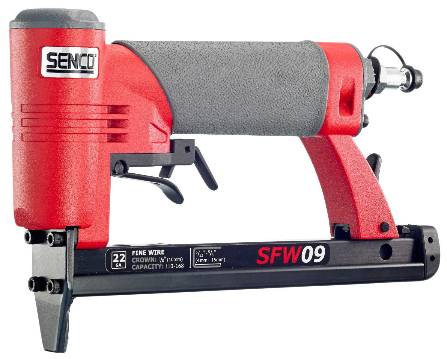 Senco 3/8in Crown, 5/8in Fine Wire Stapler, SFW09-C 4C0001N