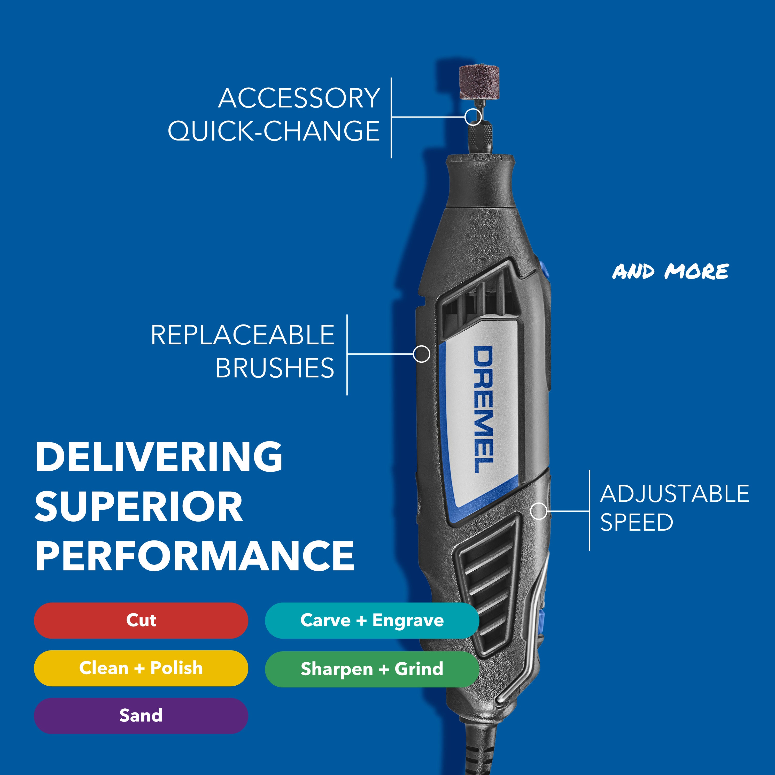 Dremel Variable Speed Corded Rotary Tool 4000-2/32