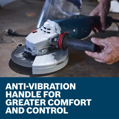 Bosch 9" Large Angle Grinder w/ Lock-on Trigger Switch 15 Amp GWS22-230J