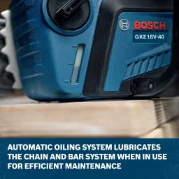 Bosch 18V 16" Cordless Chainsaw Kit GKE18V-40N18X