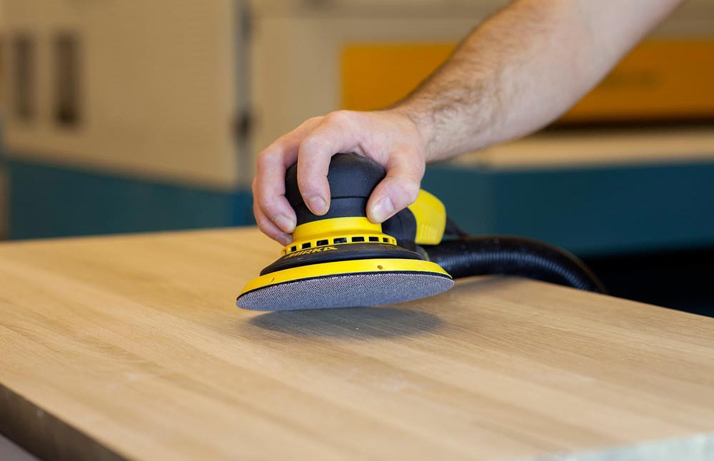 Mirka 6 in. DEROS Electric Random Orbital Sander 650CV, Central Vacuum, 5 mm Orbit MID65020CAUS