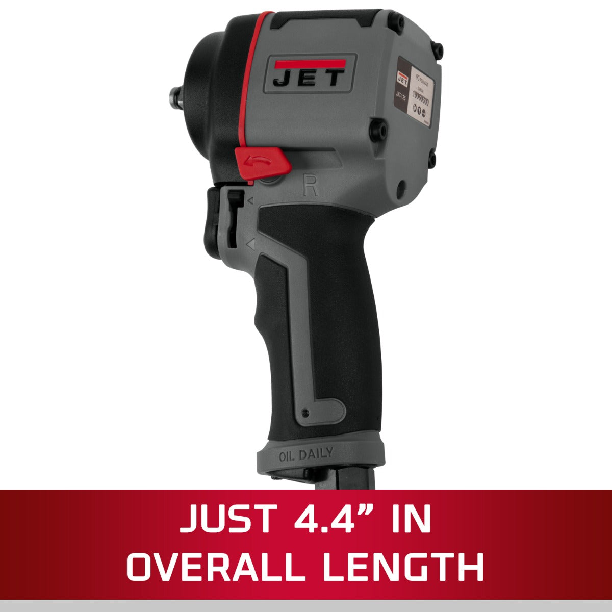 Jet JAT-125, 3/8 in. Stubby Composite Impact Wrench 505125