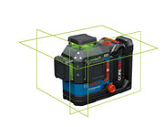 Bosch 18V 360deg Connected Green-Beam Three-Plane Leveling and Alignment Laser w/ (1) 4 Ah Battery GLL330-80CGL