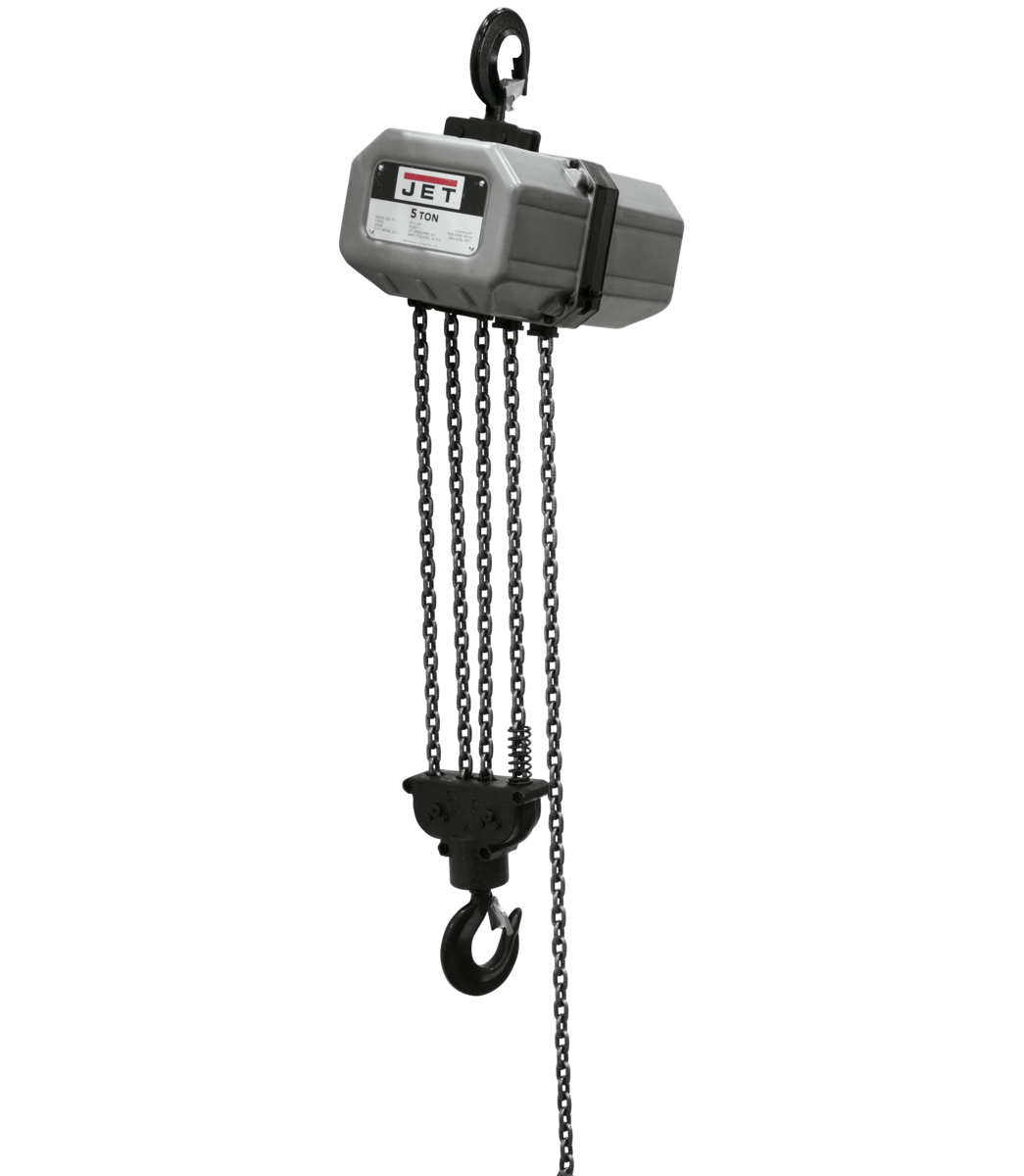 Jet 5SS-3C-15, 5 Ton, 3Ph, 15 ft. Lift, 230/460V, Prewired 460V 531500