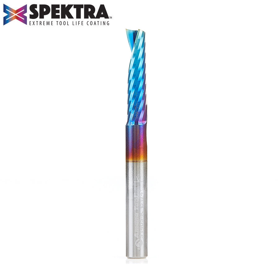 Amana Tool 1/4 in D x 1/4 in Shank Up-Cut Plastic, Spektra 51405-K