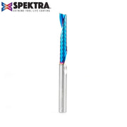 Amana Tool 1/4 in D x 1/4 in Shank Up-Cut Plastic, Spektra 51413-K