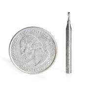 Amana Tool 1.5x3mm Shank Spiral O Aluminum 51370