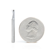 Amana Tool 3mmx3mm Shank Spiral O Aluminum 51371