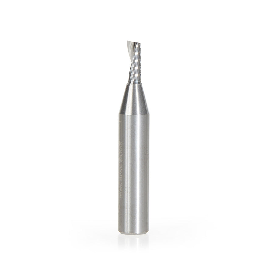 Amana Tool 1/8 in x 1/4 in Shank Spiral O Aluminumm 51373
