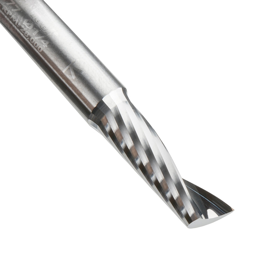 Amana Tool 1/4 in x 1/4 in Shank Spiral O Aluminum 51377