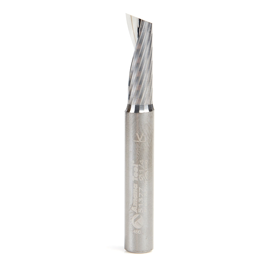 Amana Tool 1/4 in x 1/4 in Shank Spiral O Aluminum 51377