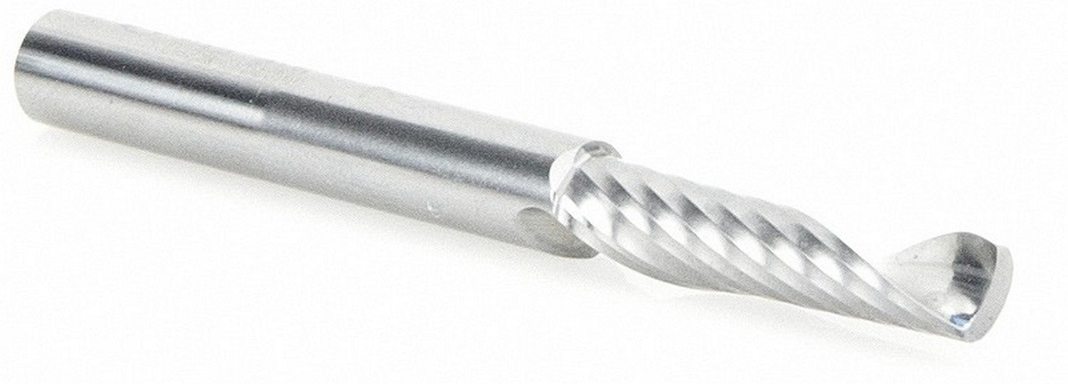 Amana Tool 1/4 in D x 1/4 in Shank Spiral O Plastic 51405