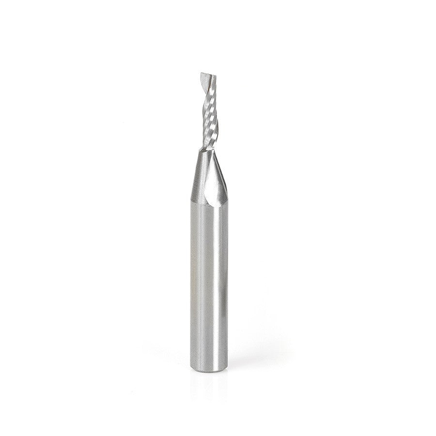 Amana Tool 1/8 in D x 1/4 in Shank Spiral O Plastic 51411