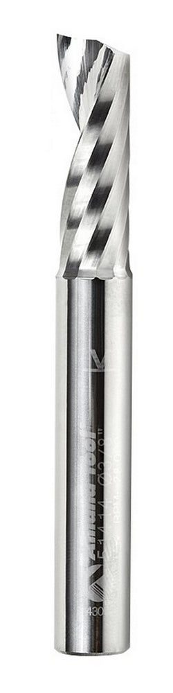 Amana Tool 3/8 in D x 3/8 in Shank Spiral O Plastic 51414