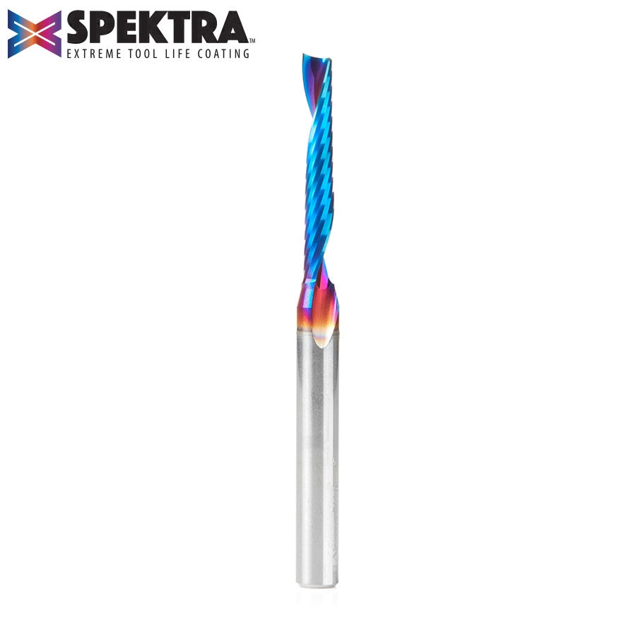 Amana Tool 3/16D x 1/4 in Shank Up-Cut Plastic, Spektra 51418-K