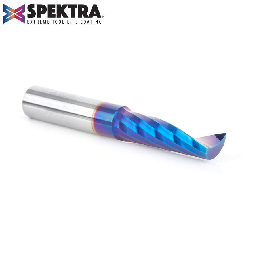 Amana Tool 1/2 in D x 1/2 in Shank Up-Cut Plastic, Spektra 51428-K