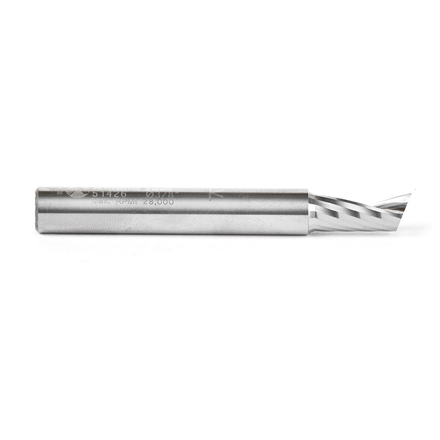 Amana Tool 3/8 in D x 3/8 in Shank Up-Cut Plastic 51426