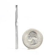 Amana Tool 1/8 in D x 1/8 in Shank Spiral O Plastic 51437