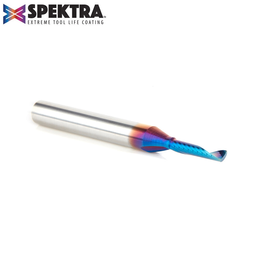 Amana Tool 1/8 in D x 1/4 in Shank Up-Cut Plastic, Spektra 51445-K