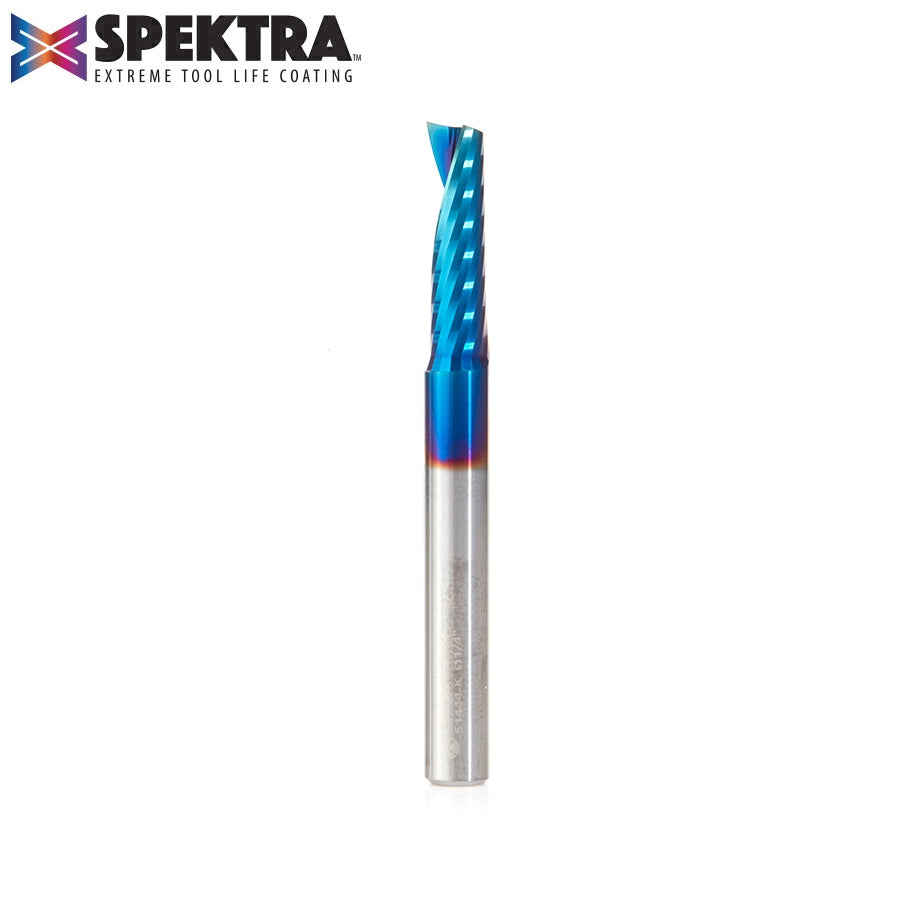 Amana Tool 1/4 in D x 1/4 in Shank Up-Cut Plastic, Spektra 51444-K