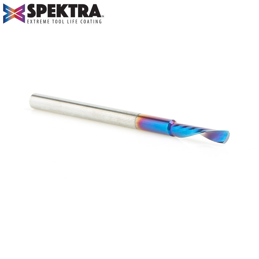 Amana Tool 1/8 in D x 1/8 Shank Down Cut Plastic, Spektra 51510-K