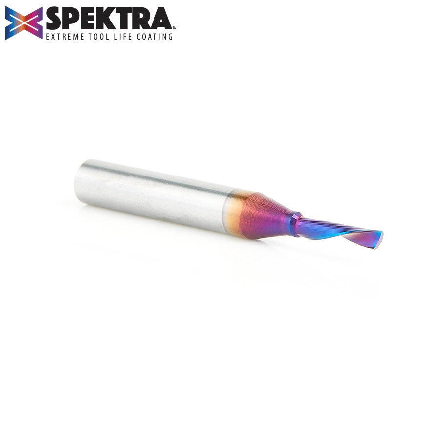 Amana Tool 1/8 in D x 1/4 in Shank Down Cut Plastic, Spektra 51511-K