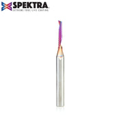 Amana Tool 1/8 in D x 1/4 in Shank Up-Cut Plastic, Spektra 51446-K