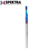 Amana Tool 1/8 in D x 1/8 Shank Down Cut Plastic, Spektra 51510-K