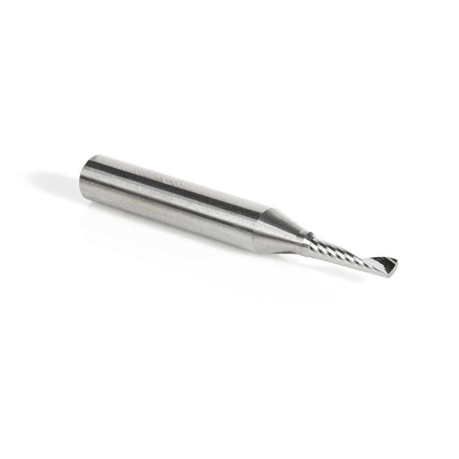 Amana Tool 1/8 in D x 1/4 in Shank Spiral O Aluminum 51454