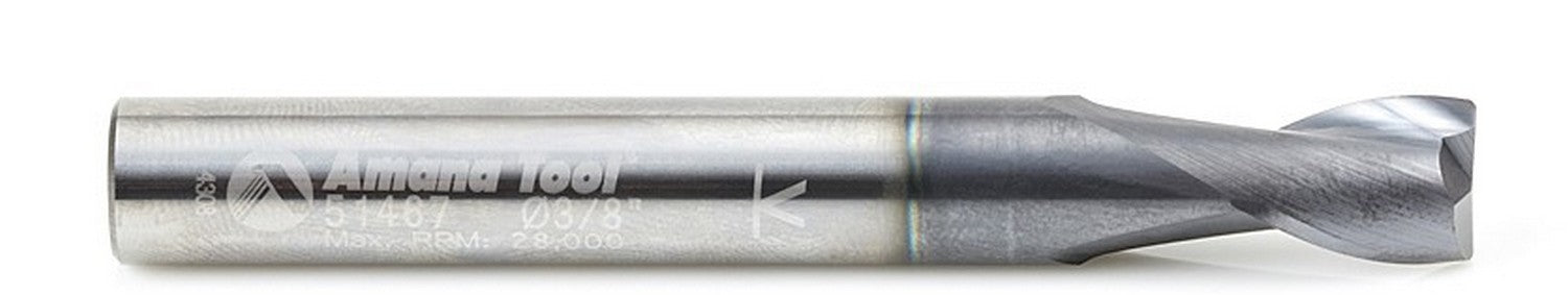 Amana Tool 3/8 in D SC Stainless Steel AlTiN 51467