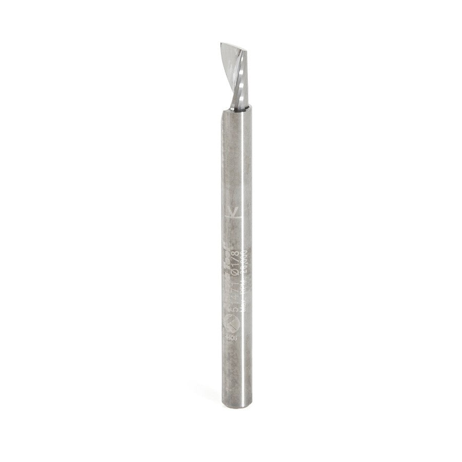 Amana Tool 1/8D x 1/8 in Shank Spiral O Aluminum 51471
