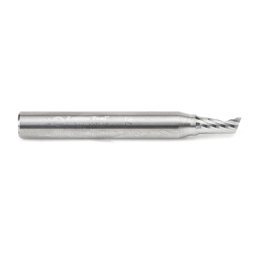 Amana Tool 3/16D x 1/4 in Shank Spiral O Aluminum 51477