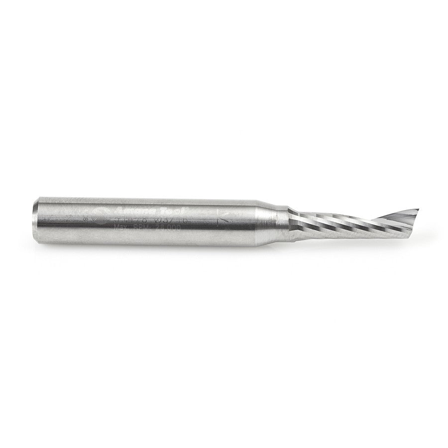Amana Tool 3/16D x 1/4 in Shank Spiral O Aluminum 51478