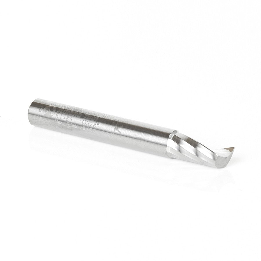 Amana Tool 3/8 in D x 3/8 in Shank Spiral O Aluminum 51484
