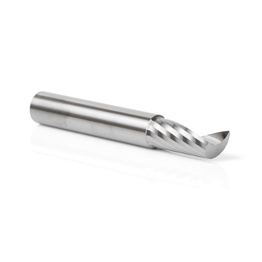 Amana Tool 1/2 in D x 1/2 in Shank Spiral O Aluminum 51487