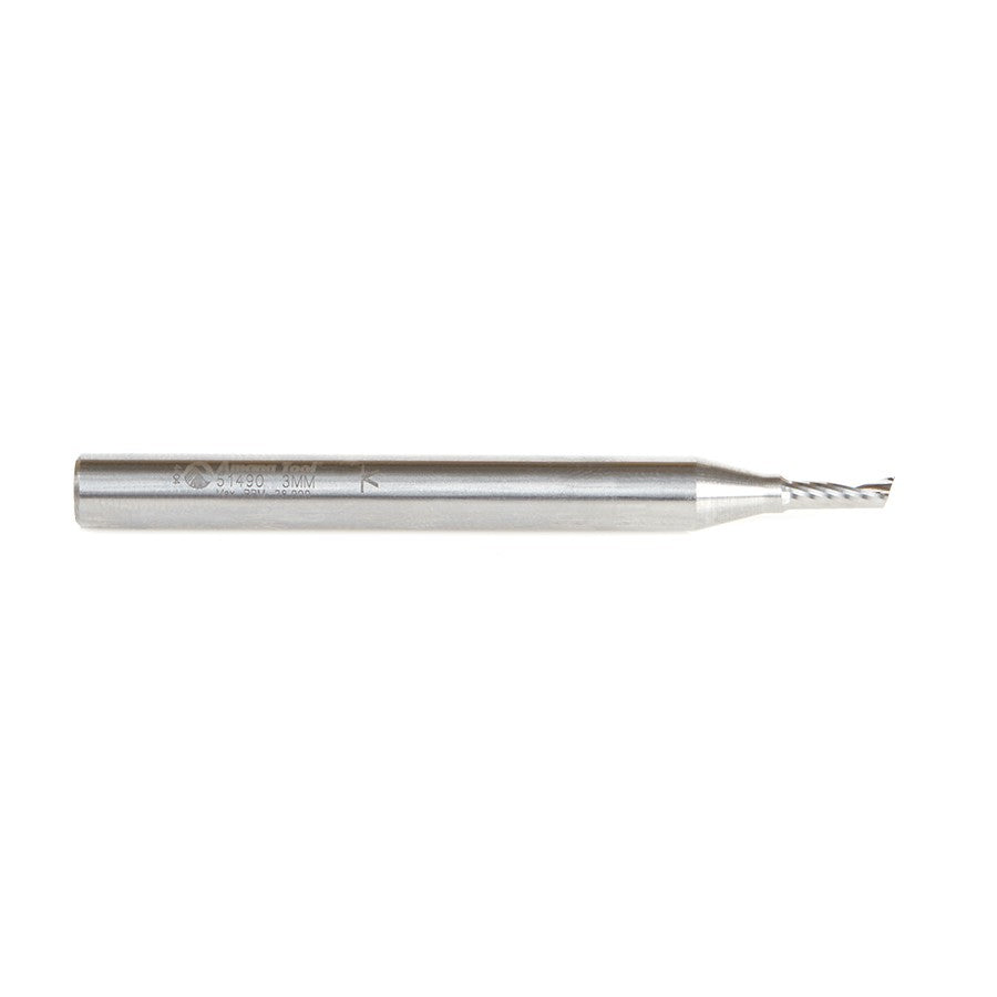 Amana Tool 3mmD x 6mm Shank Spiral O Aluminum 51490